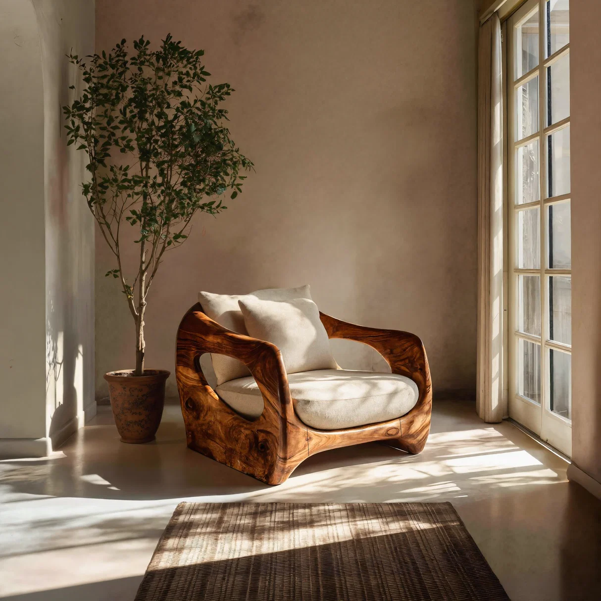 Bouclé Lounge Chair